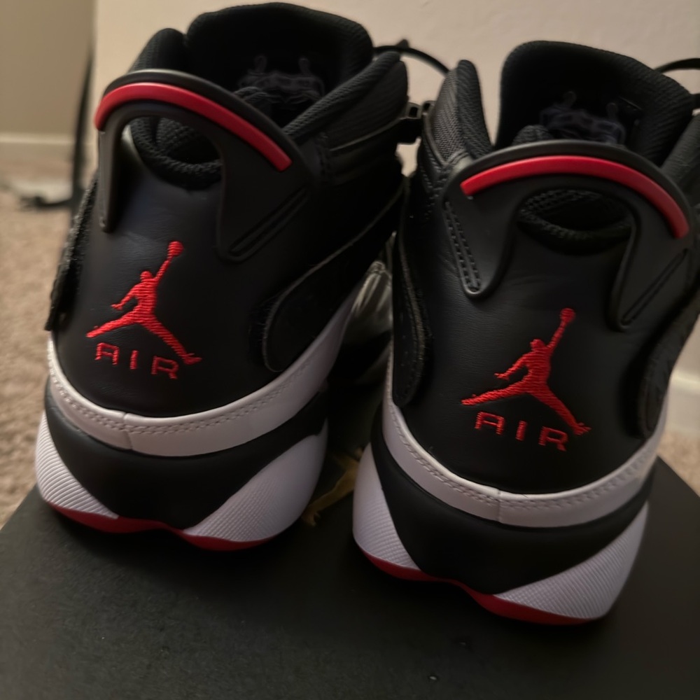 JORDAN 6 RINGS *black varsity red size 11 *new* - Picture 3 of 4